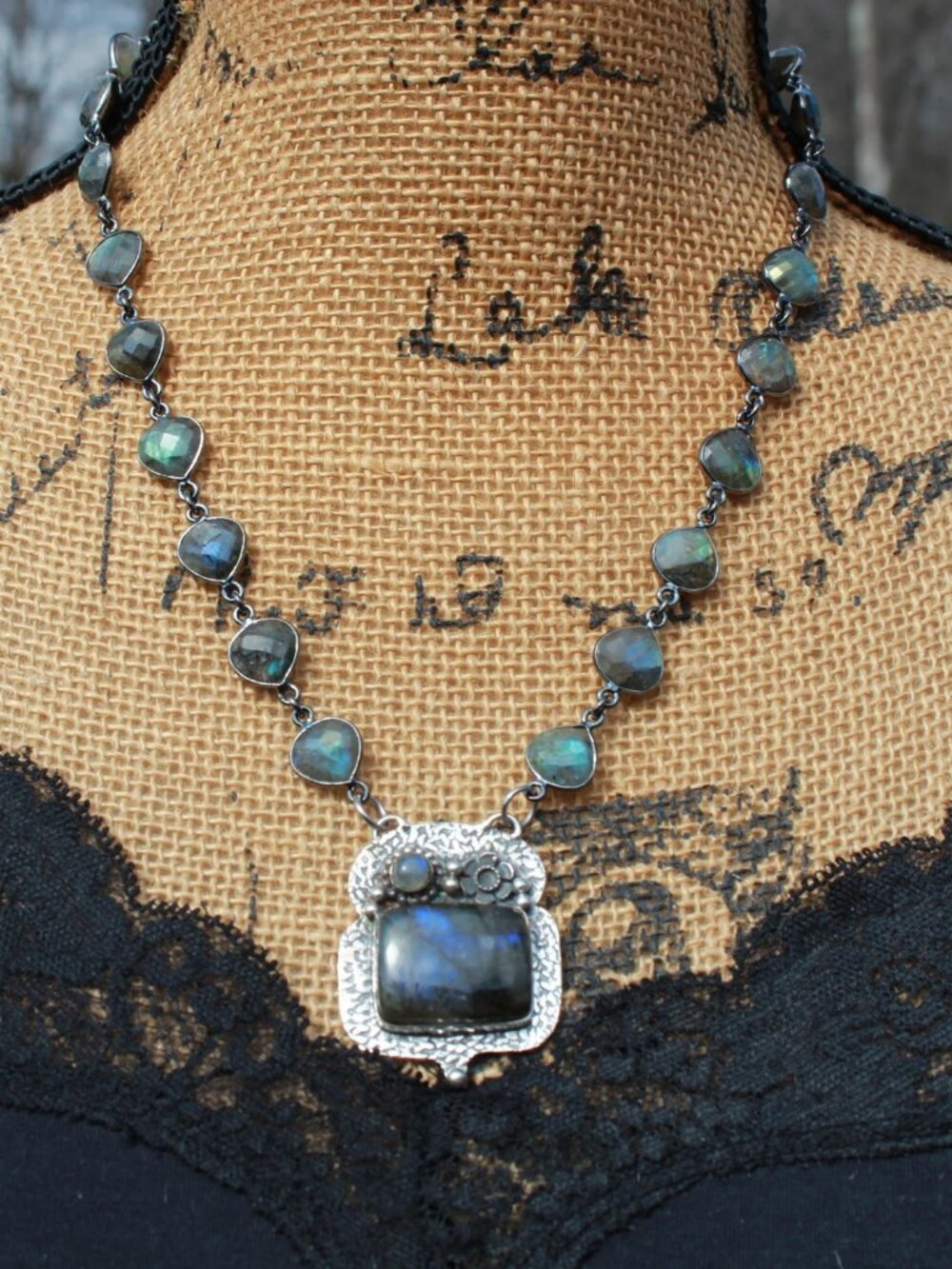 Artisan Labradorite Pendant Necklace